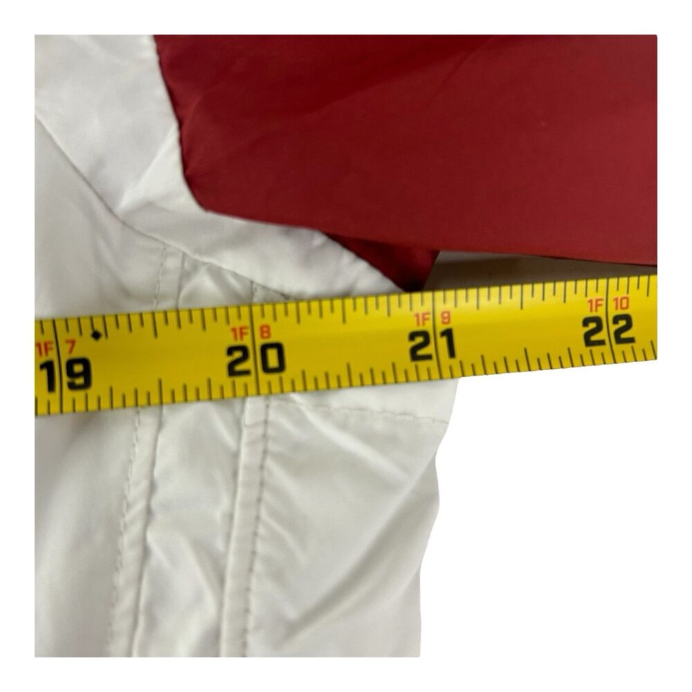 Arkansas Razorbacks Nike Jacket Mens S Windbreaker 1/4 Zip White On-Field - Picture 10 of 16